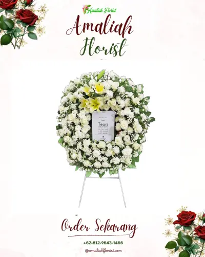 Krans Bunga Duka Cita di Sipayung